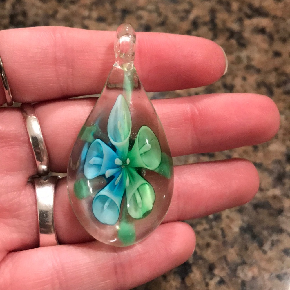 Glass pendant